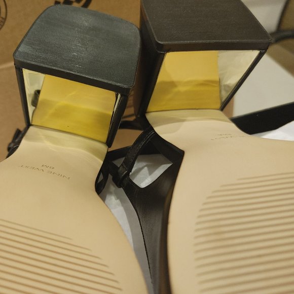 NINE WEST Genuine leather Women's slingback shoes size 8 - Picture 4 of 14